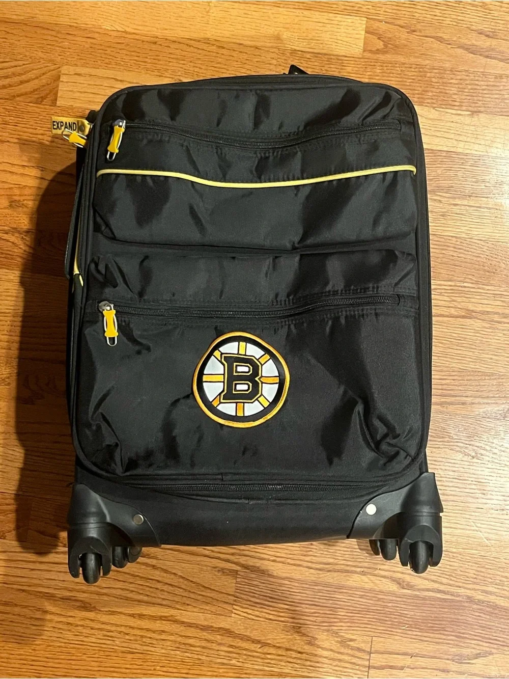 Boston Bruins 21” Black & Yellow Travel Carry-On Bag